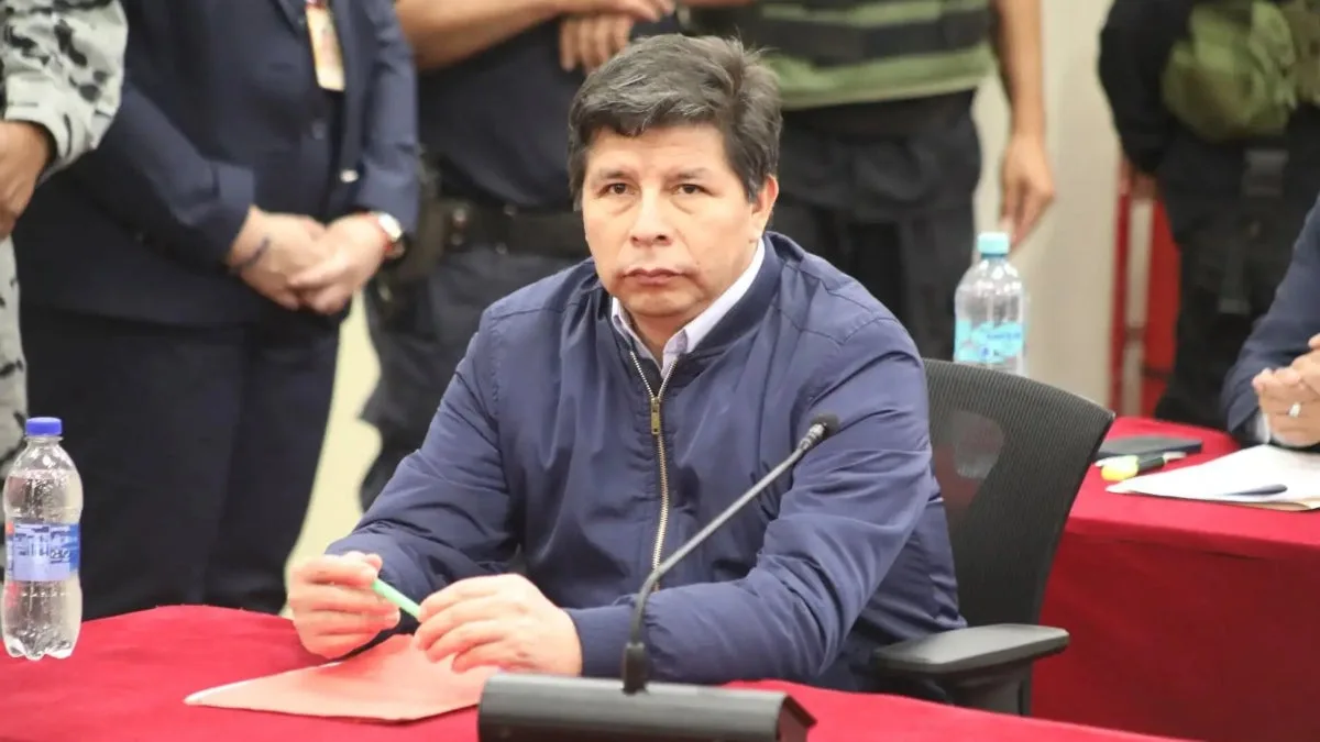 Juez mantiene prisión preventiva contra Pedro Castillo