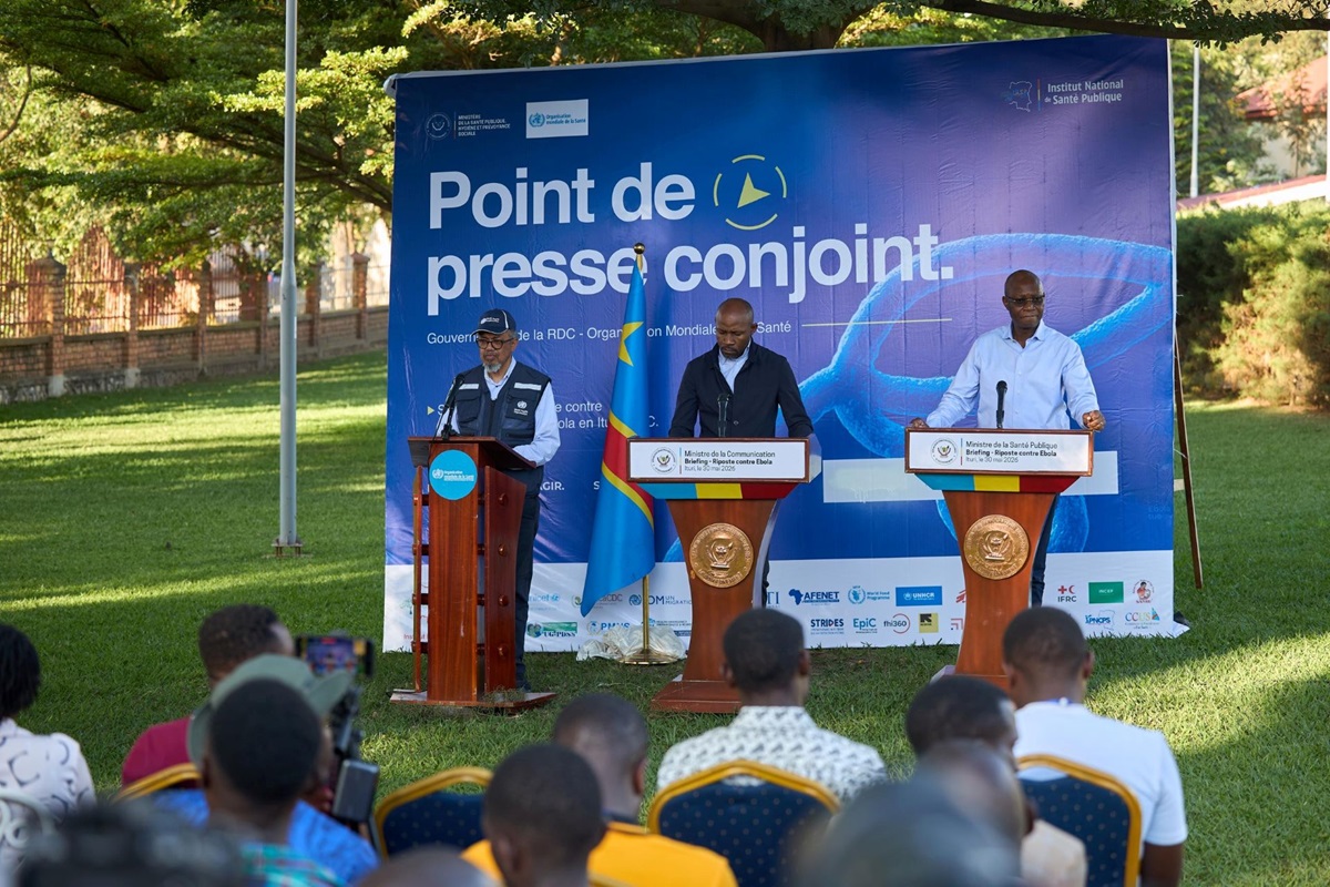 Gobierno de RDC y la OMS refuerzan respuesta ante brote de ébola por virus Bundibugyo
