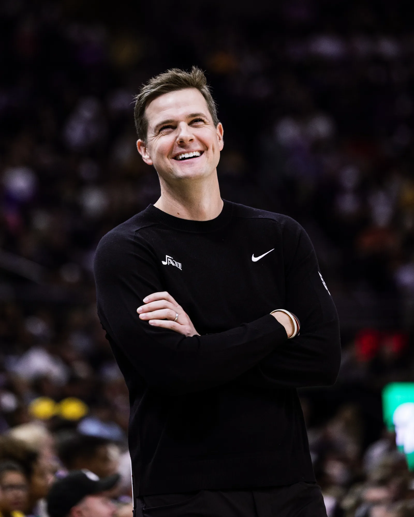 Will Hardy, entrenador de Utah Jazz, durante un partido de la NBA