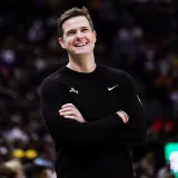 Will Hardy, entrenador de Utah Jazz, durante un partido de la NBA