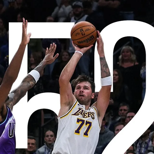 Publicación de Instagram de Los Angeles Lakers