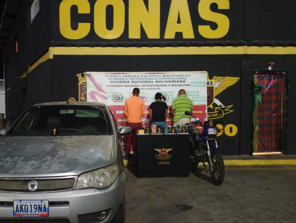 Aprehenden en Guárico a integrantes de Grupo de Delincuencia Organizada