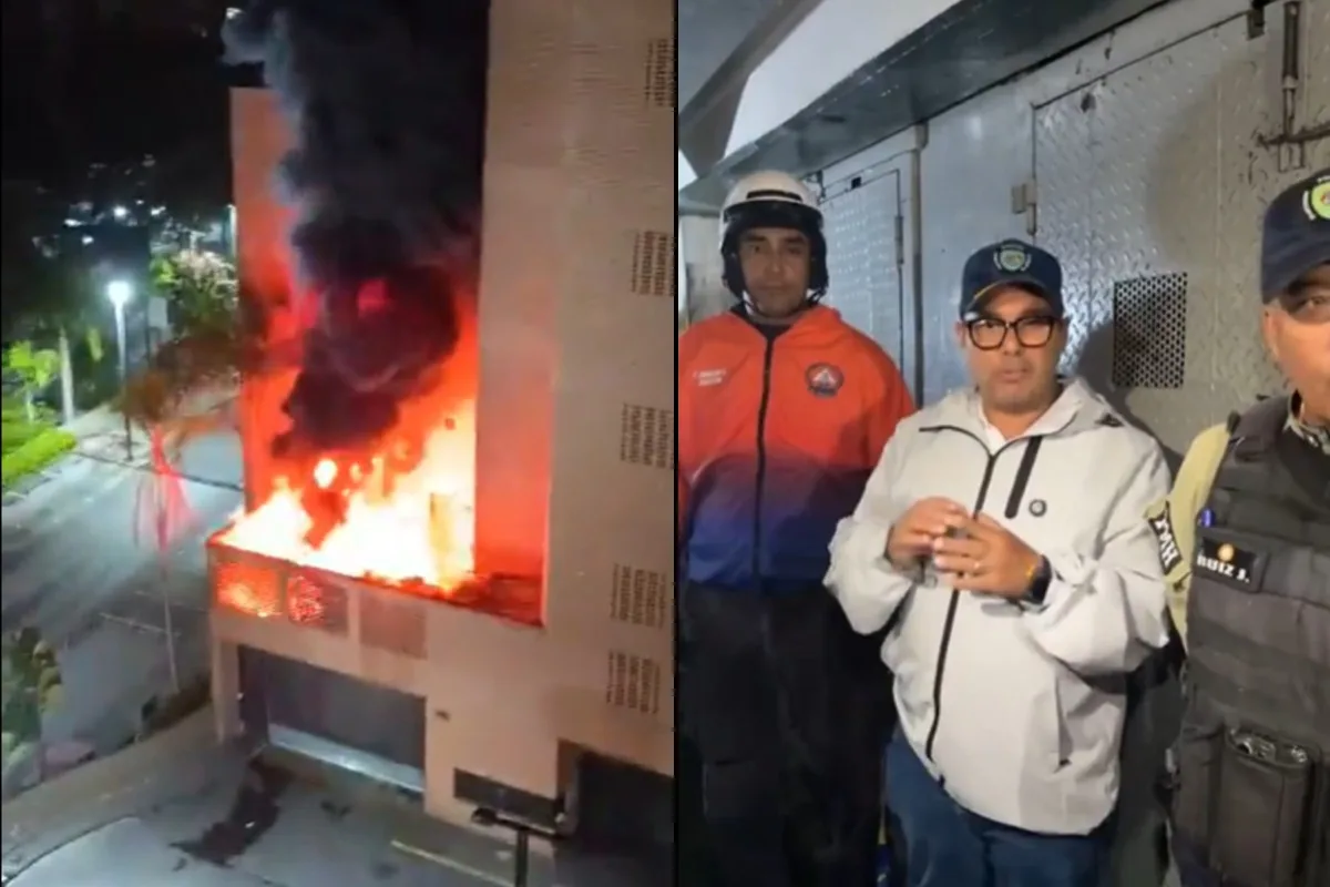 Incendio en Galerías Los Naranjos de El Hatillo controlado