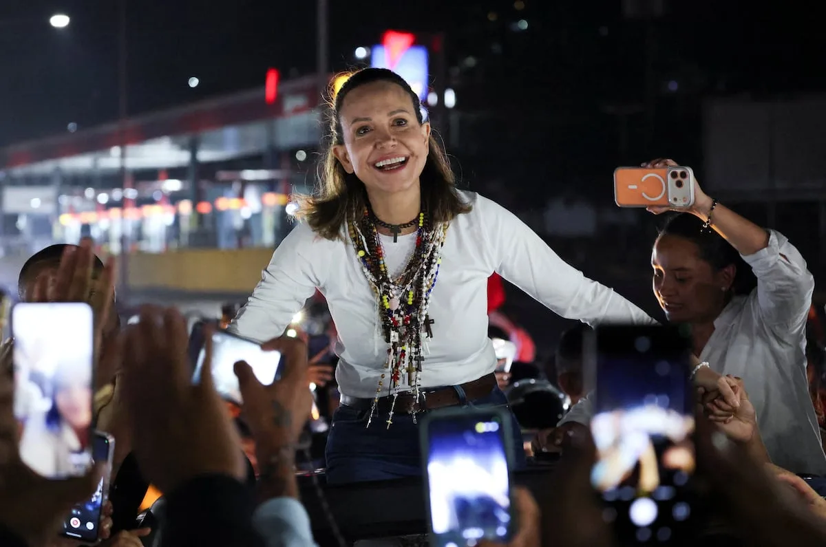 María Corina Machado reaparece en Barquisimeto