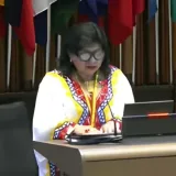 Noly Fernández recibe premio de la OPS por salud indígena