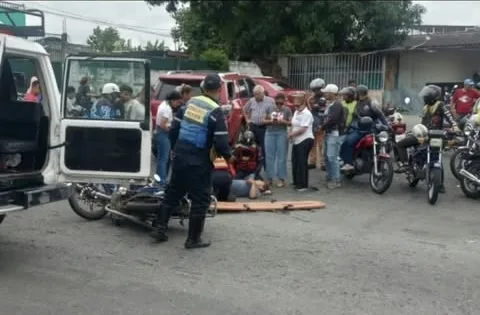 Motorizado de 65 años herido en accidente en El Vigía
