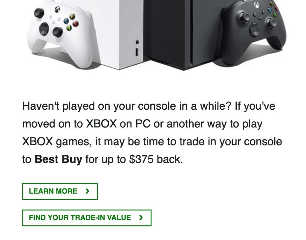 Microsoft tienta a usuarios de Xbox con recompra en Estados Unidos