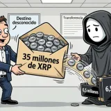 Ripple mueve 35 millones de XRP y una cartera redistribuye parte