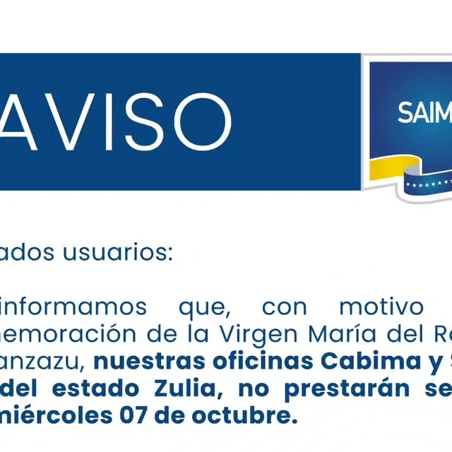 Publicación de Instagram de Red Social Saime