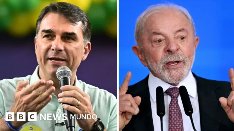 Flávio Bolsonaro lidera en Brasil con 47,7% y Lula 44,3%