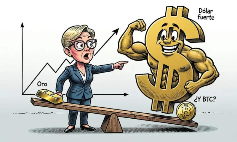 Wood ve un dólar más firme y Bitcoin bajo presión