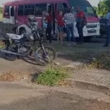 Motorizado herido al ser arrollado por autobús en Puerto Ordaz