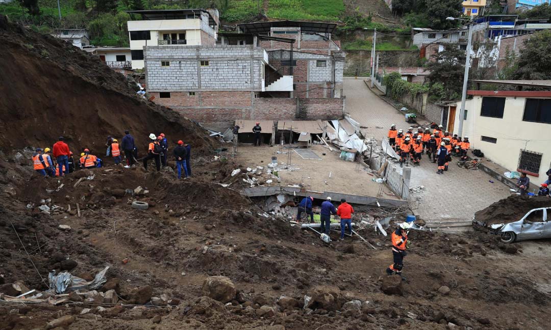 La cifra de fallecidos por alud ocurrido en marzo en Ecuador llega a 50