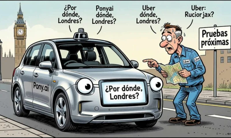 Uber y Pony.ai probarán robotaxis en Londres en semanas