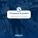 Así quedó el cronograma de gasolina subsidiada del 5 al 11 de octubre