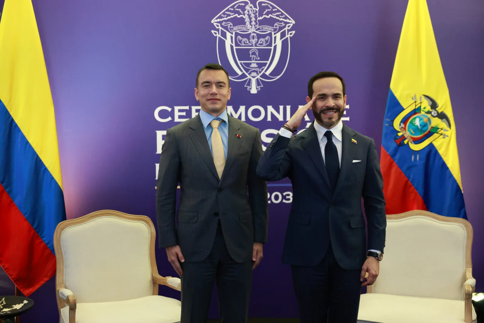 Reunión bilateral con el señor Abelardo de la Espriella, Presidente Electo de la República de Colombia, Cali 07 Agosto 2026 55447990087