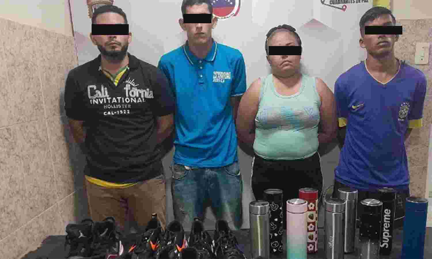 Detienen a 4 empleados de comercio por hurto en San Francisco