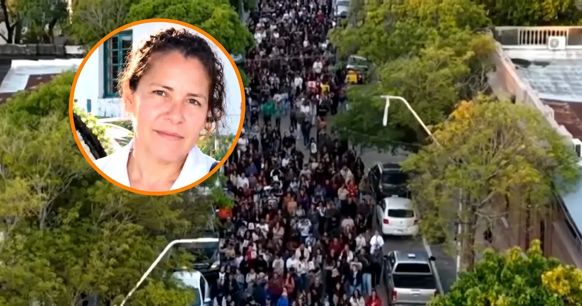 Docentes argentinos paran y marchan por el femicidio de Godoy