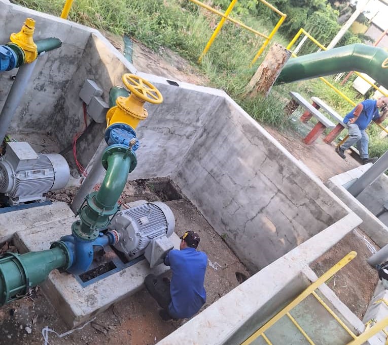 Recuperan estación de Bombeo para Maracaibo y San Francisco 