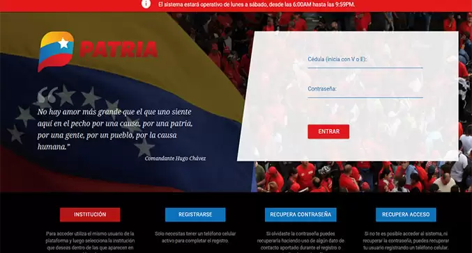 Patria inicia pago de bono de 103.200 bolívares a funcionarios
