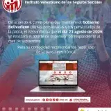 Ivss deposita la pensión de septiembre equivalente a 0,16 dólares