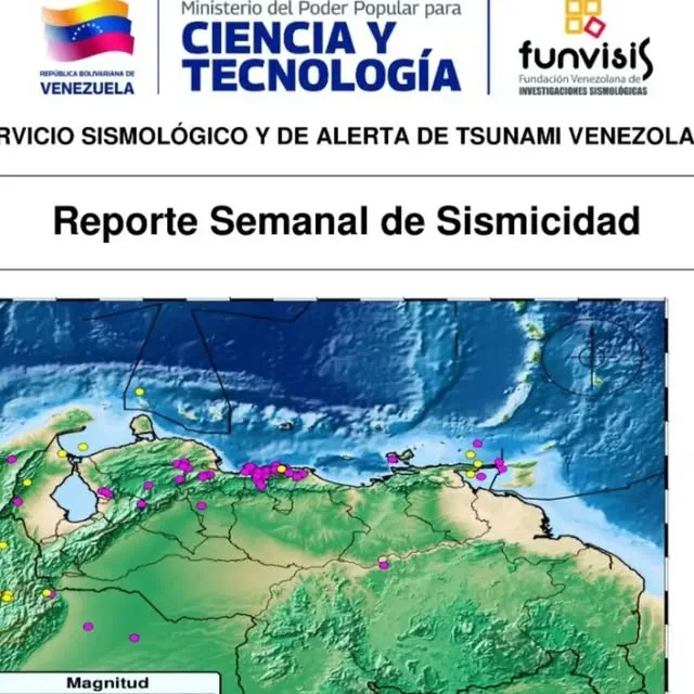 Publicación de Instagram de Fundación Venezolana de Investigaciones Sismológicas
