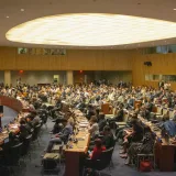 Delegados de todo el mundo se reúnen en el Foro Político de Alto Nivel de las Naciones Unidas sobre el Desarrollo Sostenible, el 9 de julio de 2019