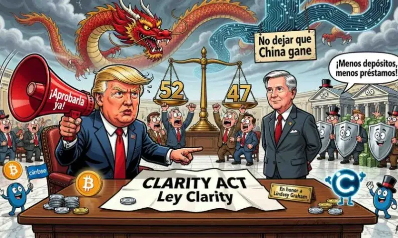 Trump insta al Senado a aprobar el Clarity Act en homenaje a Lindsey