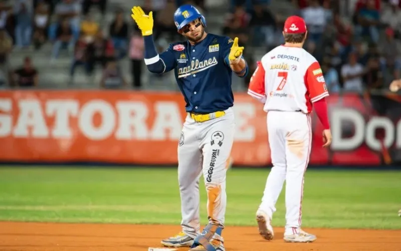 Magallanes logró su primer triunfo al vencer 11-7 a Lara