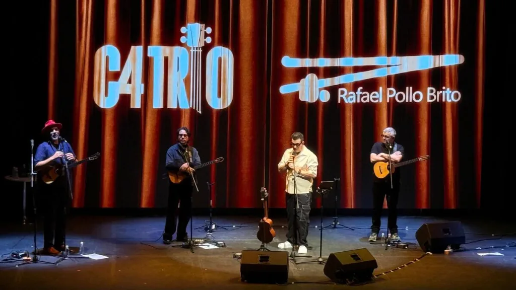C4 Trío y el Pollo Brito celebran su reencuentro en Caracas