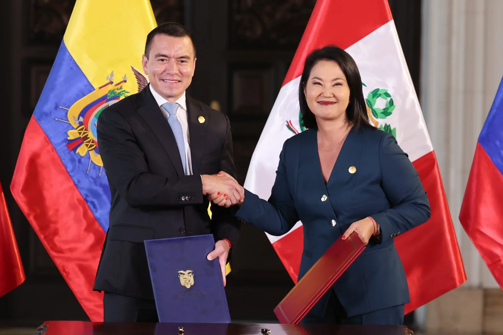 Ecuador y Perú sellan agenda de seguridad y energía en Lima
