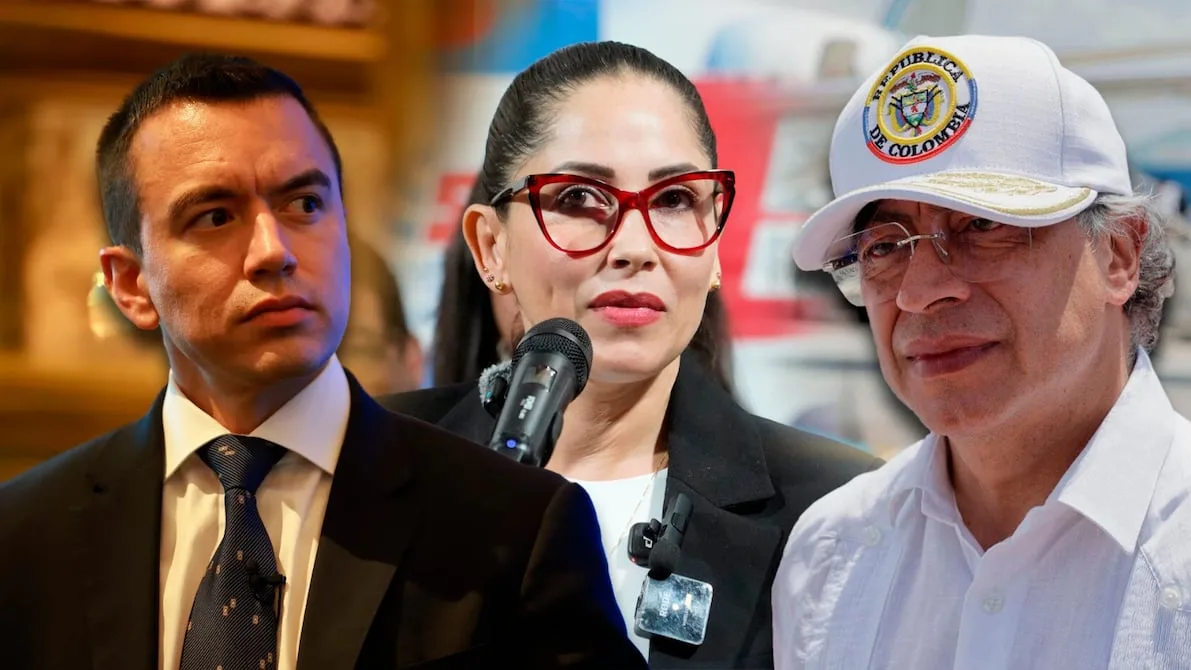 Noboa acusa a Petro de integrar una red criminal en Ecuador