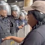 Protesta frente al CNE exige elecciones y libertad de detenidos