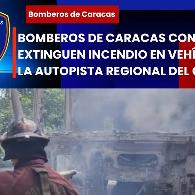 Publicación de Instagram de Bomberos Caracas