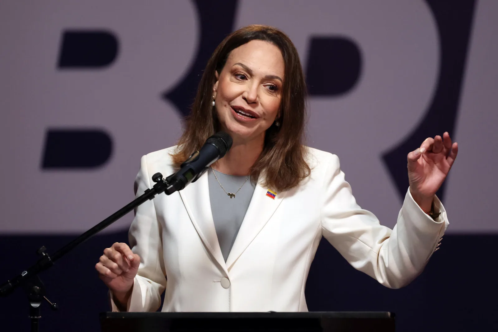 Machado plantea una transición pacífica y con plazos electorales