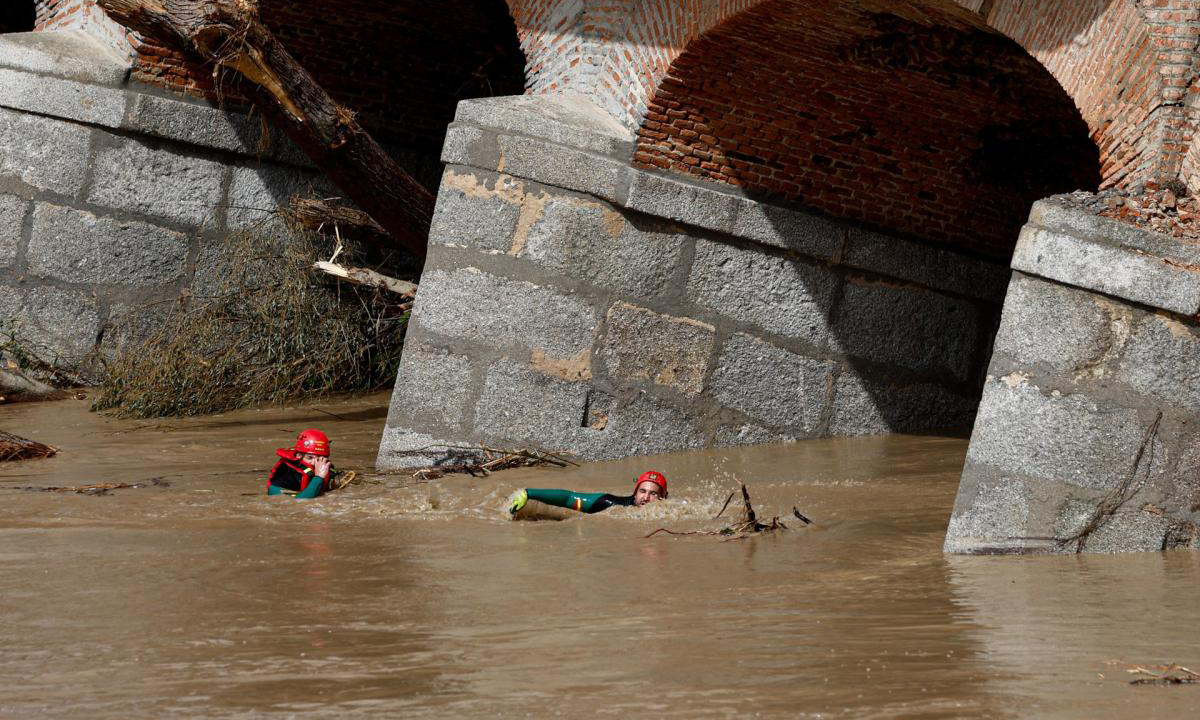 Lluvias en España dejan 2 muertos, 3 desaparecidos y varios incidentes