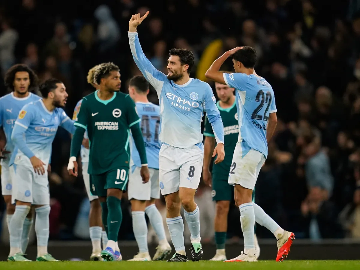 City supera al Brighton en penales y sigue en la Copa