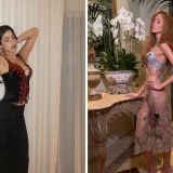 Kenia Os reinterpreta un corset de archivo en Los Ángeles