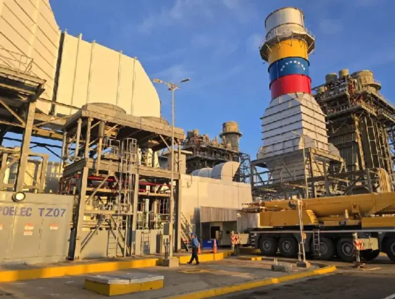 Termozulia sincroniza nueva unidad al SEN en Maracaibo