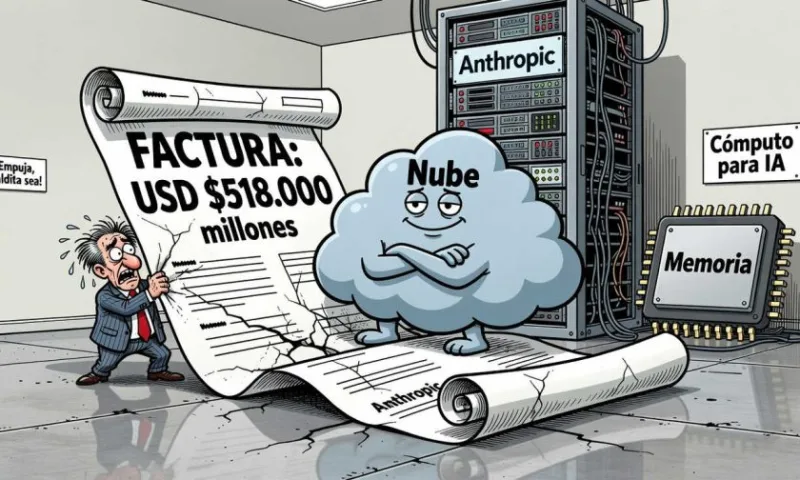 Anthropic prevé gastar USD 518.000 millones en IA