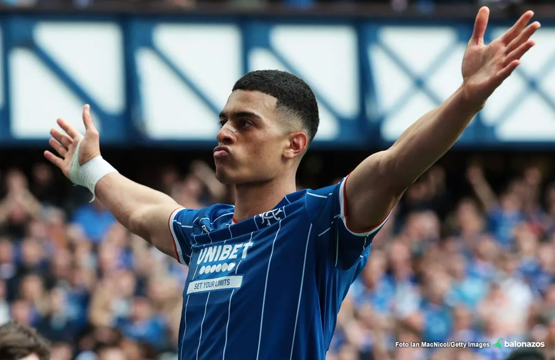 Kevin Kelsy brilla con gol y asistencia en goleada del Rangers