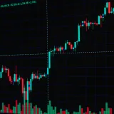 Gráfico de velas vibrante que muestra las tendencias de las criptomonedas, con espacio para texto, en Valencia, España.