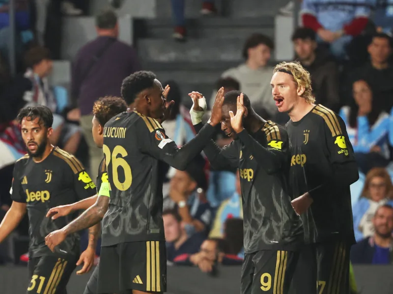 Juventus remonta al final y sigue invicta en la Europa League