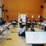 Jorge Rodríguez se reunió en Ginebra con la Unión Interparlamentaria