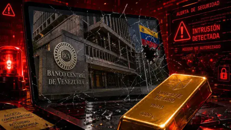 VECERT alerta por presunta filtración masiva en la plataforma de oro del BCV