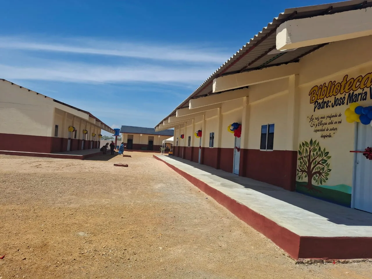 Dos escuelas de la Alta Guajira fueron reparadas