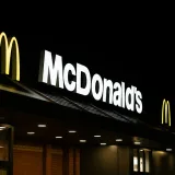 Just spotted the new neon sign on the McDonalds building - it's definitely catching my eye! #neonsign #McDonalds
