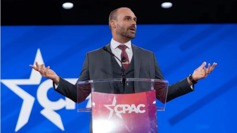 Juez del STF ordena la detención inmediata de Eduardo Bolsonaro