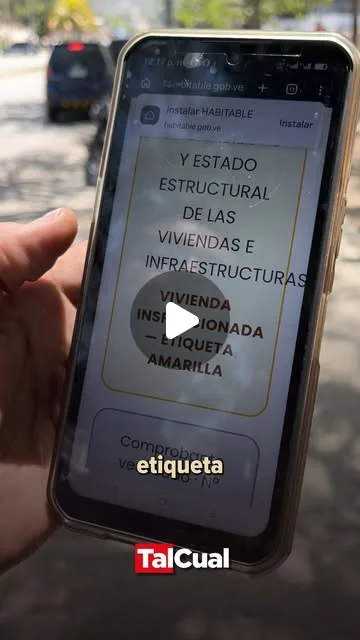 Publicación de Instagram de TalCual