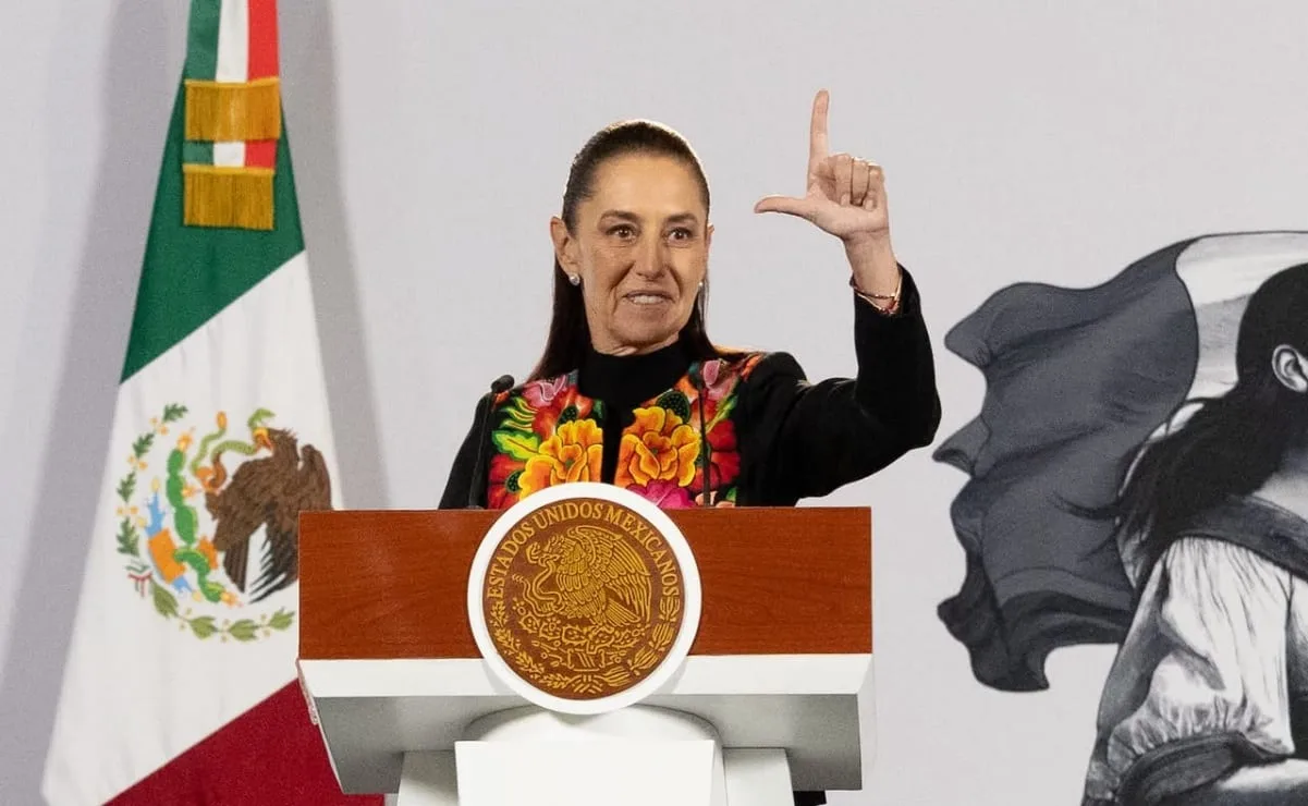Sheinbaum celebra el triunfo de Lula y hace la “L” en Palacio